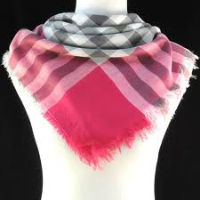 roze Plaid Sjaals