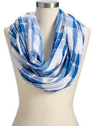 blauw Plaid Sjaals