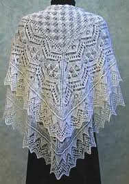 weiß Stricken Tücher