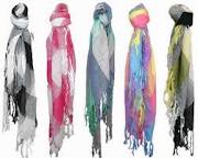 donne Sciarpe Cotone