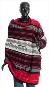 red Stripete Sjal